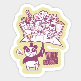 Taropan: Where is my food? Sticker